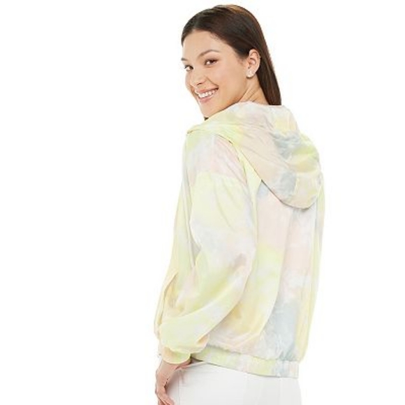 NWT Pink Republic Hooded Windbreaker, XS - Picture 2 of 10